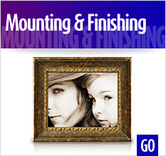Mounting and Finishing photo services